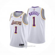 Camiseta Los Angeles Lakers D'Angelo Russell #1 Association 2022-23 Blanco