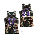 Camiseta Los Angeles Lakers Kobe Bryant #24 Camuflaje