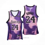 Camiseta Los Angeles Lakers Kobe Bryant #24 Fashion Royalty Violeta