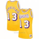 Camiseta Los Angeles Lakers Wilt Chamberlain #13 Mitchell & Ness 1971-72 Amarillo