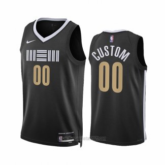 Camiseta Memphis Grizzlies Personalizada Ciudad 2023-24 Negro