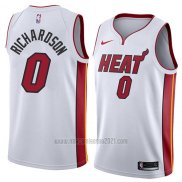 Camiseta Miami Heat Josh Richardson #0 Association 2018 Blanco