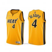 Camiseta Miami Heat KZ Okpala #4 Earned 2020-21 Oro