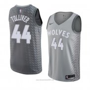 Camiseta Minnesota Timberwolves Anthony Tolliver #44 Ciudad 2018 Gris