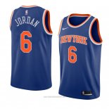 Camiseta New York Knicks Deandre Jordan #6 Icon 2018 Azul