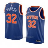 Camiseta New York Knicks Noah Vonleh #32 Icon 2018 Azul