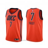 Camiseta Oklahoma City Thunder Darius Bazley #7 Earned Naranja