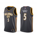 Camiseta Oklahoma City Thunder Luguentz Dort #5 Ciudad 2020 Gris