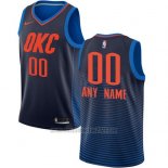 Camiseta Oklahoma City Thunder Personalizada 2017-18 Azul