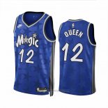 Camiseta Orlando Magic Trevelin Queen #12 Classic 2023-24 Azul