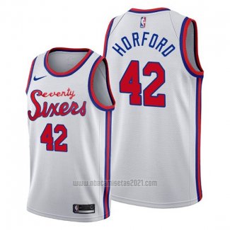 Camiseta Philadelphia 76ers Al Horford #42 Classic 2019-20 Blanco