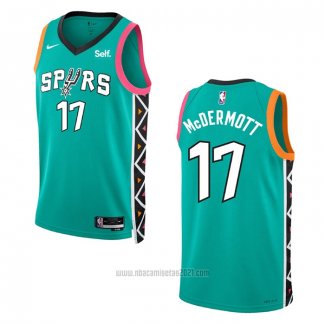 Camiseta San Antonio Spurs Doug Mcdermott #17 Ciudad 2022-23 Verde