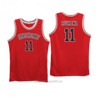 Camiseta Shohoku Rukawa #11 Rojo