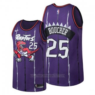 Camiseta Toronto Raptors Chris Boucher #25 Classic Edition Violeta