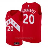 Camiseta Toronto Raptors Dewan Hernandez #20 Earned Rojo