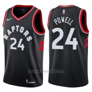 Camiseta Toronto Raptors Norman Powell #24 Statement 2017-18 Negro