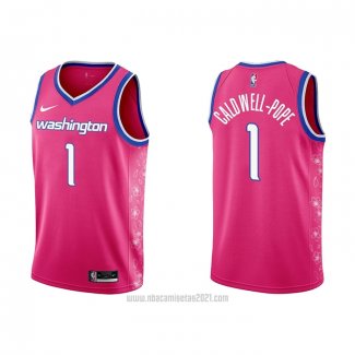 Camiseta Washington Wizards Kentavious Caldwell-Pope #1 Ciudad 2022-23 Rosa