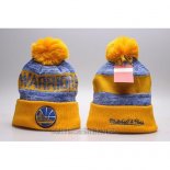 Gorro Beanie Golden State Warriors Amarillo Azul