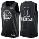 Camiseta All Star 2018 Golden State Warriors Klay Thompson #11 Negro