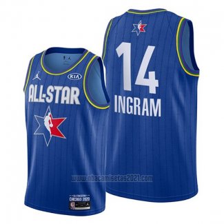 Camiseta All Star 2020 New Orleans Pelicans Brandon Ingram #14 Azul
