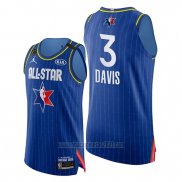 Camiseta All Star 2020 Western Conference Anthony Davis #3 Azul