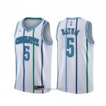 Camiseta Charlotte Hornets Nicolas Batum #5 Classic Blanco