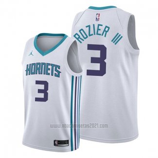 Camiseta Charlotte Hornets Terry Rozier III #3 Association Blanco