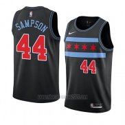 Camiseta Chicago Bulls Brandon Sampson #44 Ciudad 2018-19 Negro