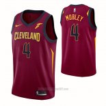 Camiseta Cleveland Cavaliers Evan Mobley #4 Icon Rojo