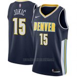 Camiseta Denver Nuggets Nikola Jokic #15 2017-18 Azul