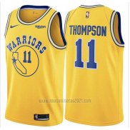 Camiseta Golden State Warriors Klay Thompson #11 Hardwood Classic 2018 Amarillo