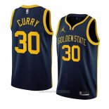 Camiseta Golden State Warriors Stephen Curry #30 Statement 2022-23 Azul