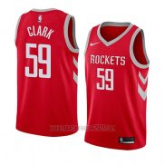 Camiseta Houston Rockets Gary Clark #59 Icon 2018 Rojo