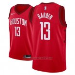 Camiseta Houston Rockets James Harden #13 Earned 2018-19 Rojo