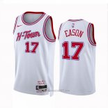 Camiseta Houston Rockets Tari Eason #17 Ciudad 2023-24 Blanco