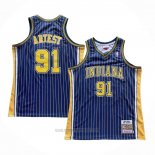 Camiseta Indiana Pacers Ron Artest #91 Mitchell & Ness 2003-04 Azul