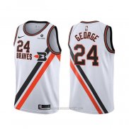 Camiseta Los Angeles Clippers Paul George #24 Classic Edition Blanco