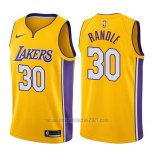 Camiseta Los Angeles Lakers Julius Randle #30 Icon 2017-18 Oro
