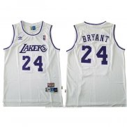 Camiseta Los Angeles Lakers Kobe Bryant #24 Blanco