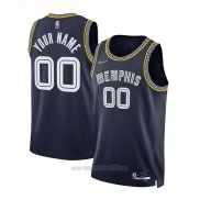 Camiseta Memphis Grizzlies Personalizada Ciudad 2021-22 Azul