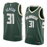 Camiseta Milwaukee Bucks John Henson #31 Icon 2018 Verde
