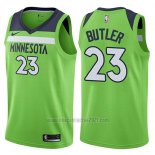 Camiseta Minnesota Timberwolves Jimmy Butler #23 Statement 2017-18 Verde