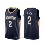 Camiseta New Orleans Pelicans Lonzo Ball #2 Icon Azul