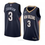 Camiseta New Orleans Pelicans Stanley Johnson #3 Icon 2018 Azul