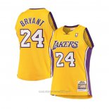 Camiseta Nino Los Angeles Lakers Kobe Bryant #24 Mitchell & Ness 2008-09 Amarillo