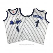 Camiseta Nino Orlando Magic Penny Hardaway #1 Mitchell & Ness 1993-94 Blanco