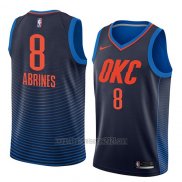 Camiseta Oklahoma City Thunder Alex Abrines #8 Statement 2018 Azul