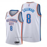 Camiseta Oklahoma City Thunder Danilo Gallinari #8 Association Blanco