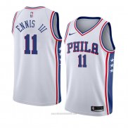 Camiseta Philadelphia 76ers James Ennis III #11 Association 2018 Blanco