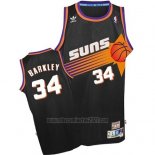 Camiseta Phoenix Suns Charles Barkley #34 Retro Negro